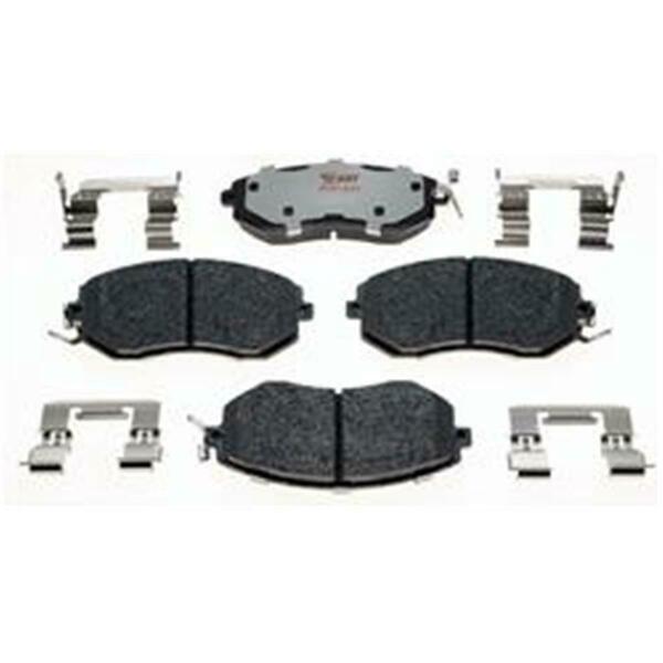 Rm Brakes Universal Brake Pad Set, Black R53-EHT1273AH